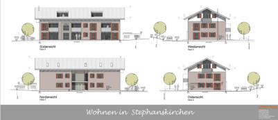 Neubau von 2 Mehrfamilienwohnhäuser mit Tiefgarage
